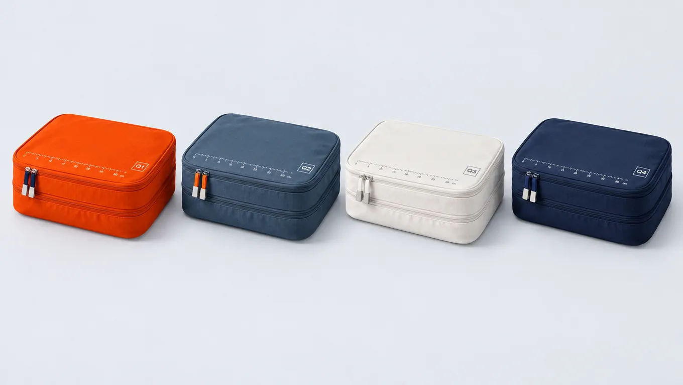 The same cube in the four QUENARO colours