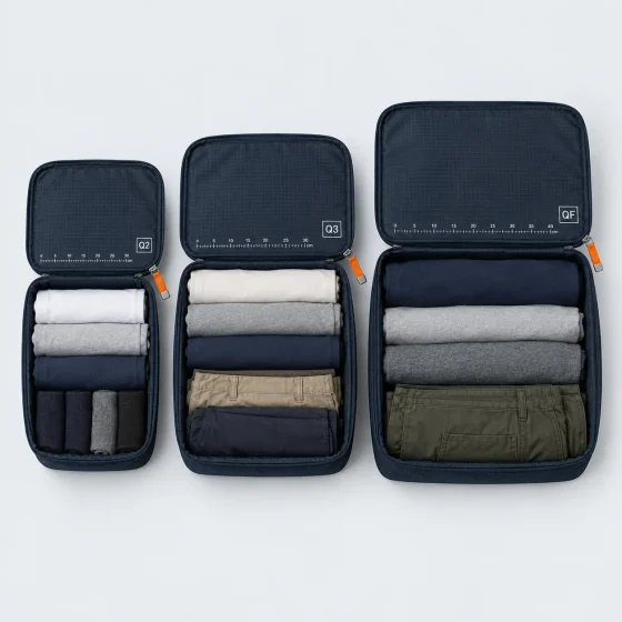 Business Week Set, opened to show what fits inside