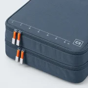 Compression Cube C3, close-up of the printed scale and size code