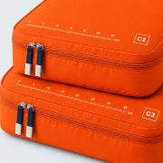 Compression Duo, close-up of the printed scale and size code