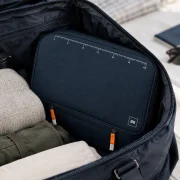 Divided Shoe Bag in use