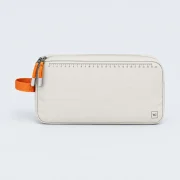 Flat Toiletry Pouch in Chalk