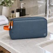 Flat Toiletry Pouch in use