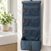 Hanging Toiletry Kit in use
