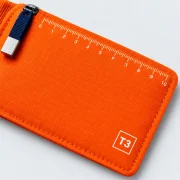Loop Strap Tag Pair, close-up of the printed scale and size code