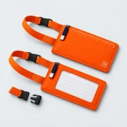 Loop Strap Tag Pair, opened to show what fits inside