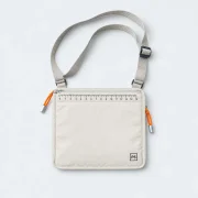 Neck Passport Pouch in Chalk