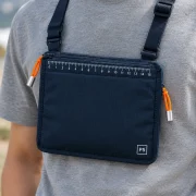 Neck Passport Pouch in use