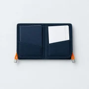 Passport Cover, opened to show what fits inside