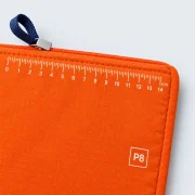 Passport Sleeve Pair, close-up of the printed scale and size code