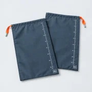 Shoe Bag Duo in Slate Blue