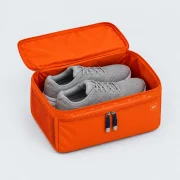 Sneaker Cube, opened to show what fits inside