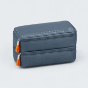 Two-Room Toiletry Pouch, studio photo