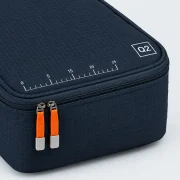 Underseat Set, close-up of the printed scale and size code