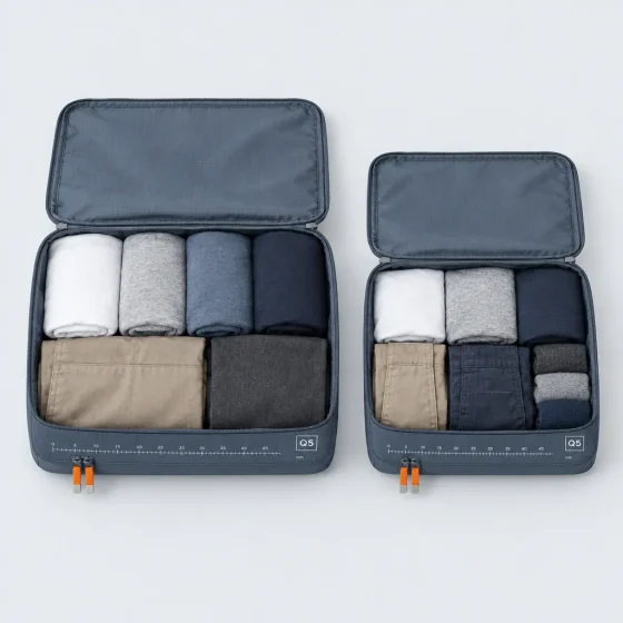 XL Duo, opened to show what fits inside